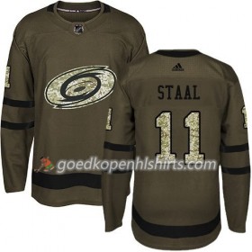 Carolina Hurricanes Jordan Staal 11 Adidas 2017-2018 Camo Groen Authentic Shirt - Mannen